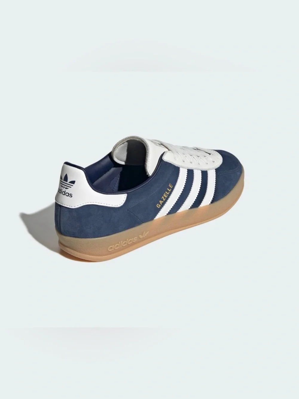 NWT adidas Gazelle Indoor IH9650 Night Indigo White Gum Men’s Size 12
